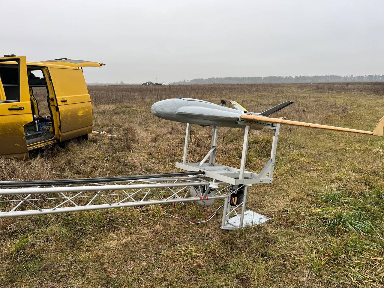 Classical — platform on launch rail, field deployment